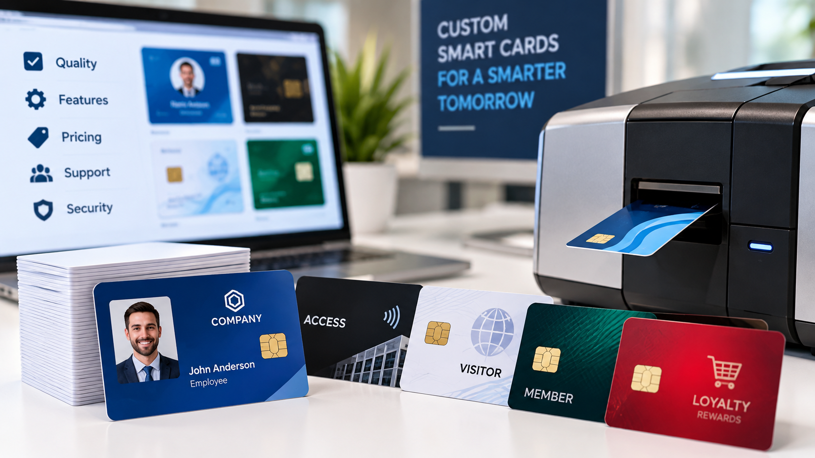  smart card printing service